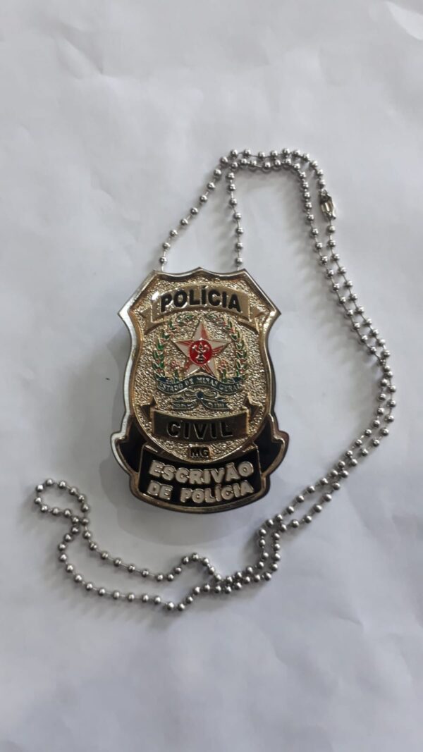Distintivo Inox - PC Escrivão