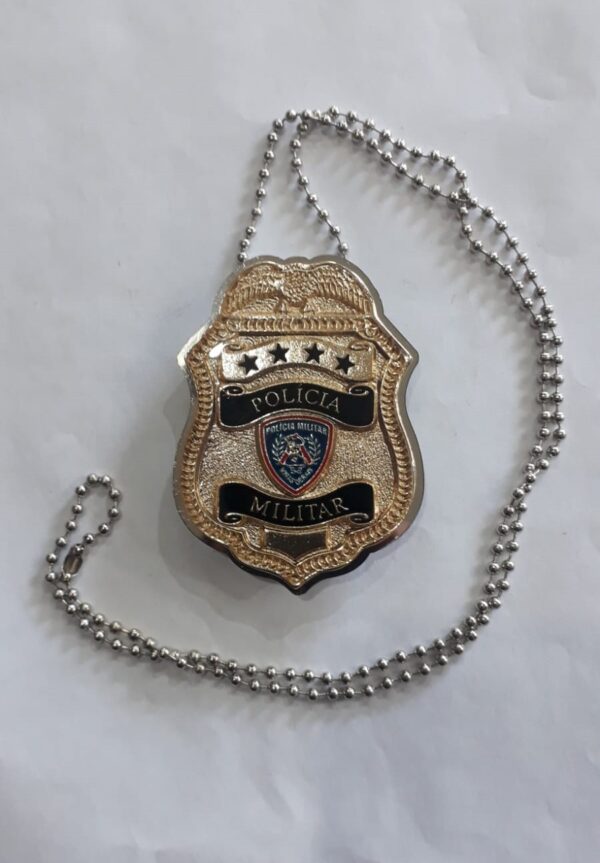 Distintivo Inox - Policia Militar