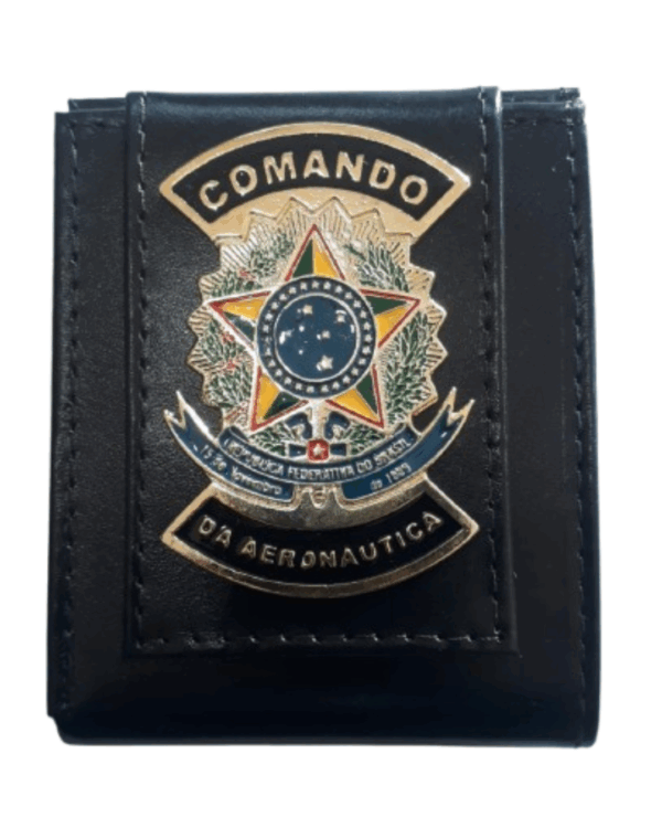 Carteira De Couro - Comando Aeronautica