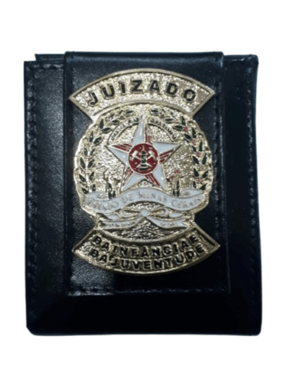 Carteira de Couro - Juizado Da Infância e Da Juventude