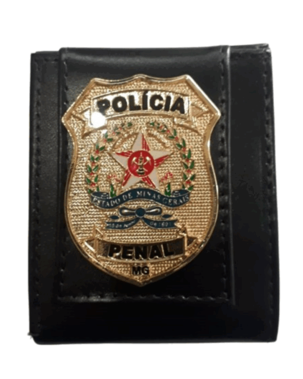 Carteira De Couro - Policia Penal
