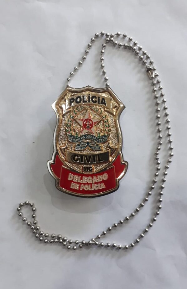 Distintivo Inox - PC Delegado