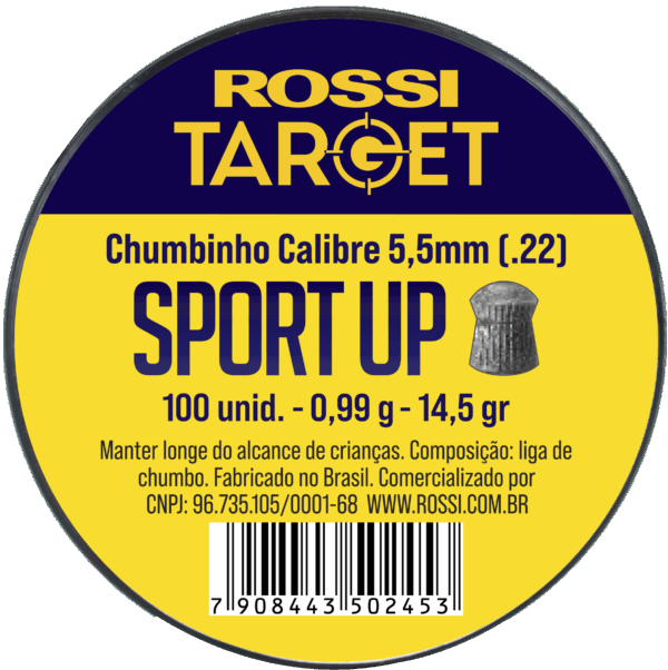 Chumbinho Rossi Target Sport UP 5,5mm (100 und)