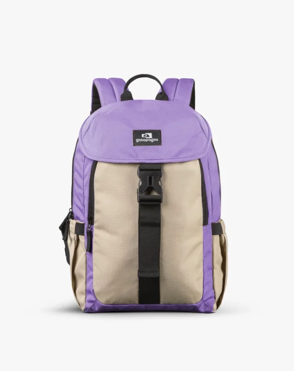 Mochila Galápagos Gaivota 15Lts - Roxo e Caqui