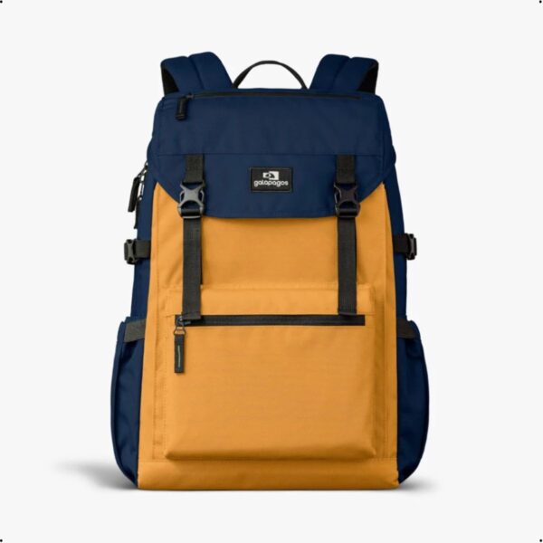 Mochila Galapagos Pelican 2.0 - Amarelo e Azul Marinho