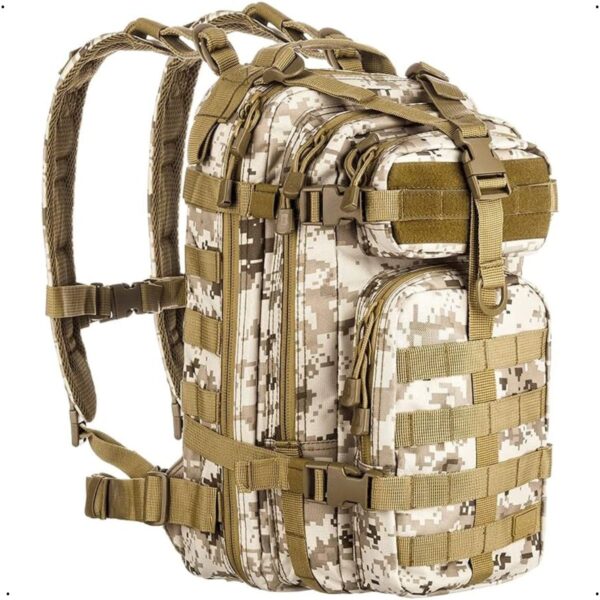 Mochila Invictus Assault Tática 600D - DIGITAL DESERTO