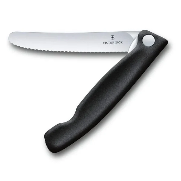 Faca Swiss Classic Lâmina Serrilhada Dobrável Victorinox 11cm