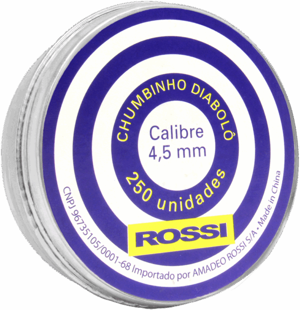 CHUMBINHO ROSSI DIABOLO 4,5MM (250 UN)