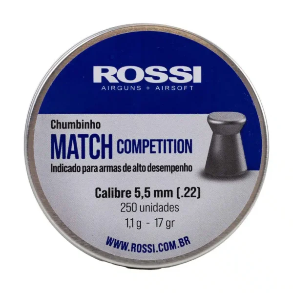 CHUMBINHO ROSSI MATCH COMPETITION 5,5MM (250 UN)