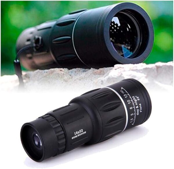 Monoculo Jiaxi com Zoom Manual 16x52