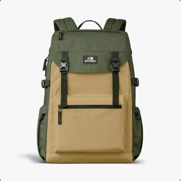Mochila Galapagos Pelican 2.0 - Ocre e Verde Militar