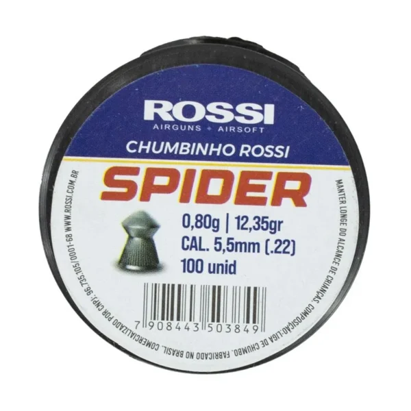 Chumbinho Rossi Premium Spider - 5,5mm (100 und)