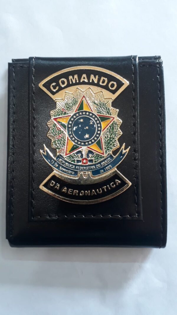 Carteira De Couro - Comando Aeronautica