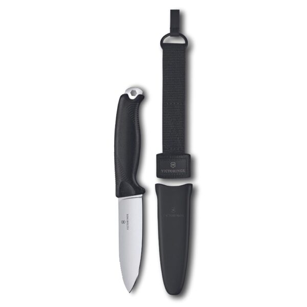 Faca Victorinox Venture De Camping - Lâmina Fixa Preta