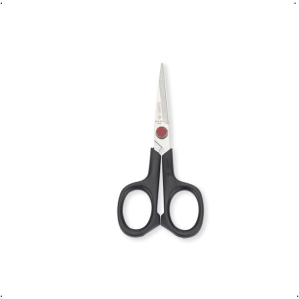 Tesoura de Bordar 668N-4.1/4 Ponto Vermelho 4 1/4" - Preta Mundial