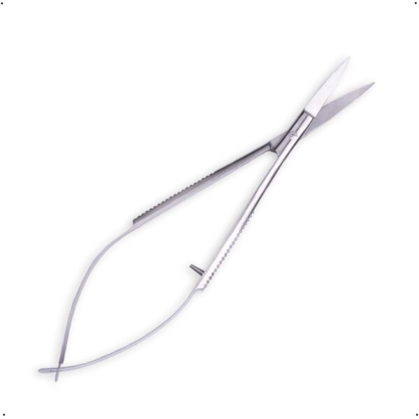 Tesoura Para Sobrancelhas Curva 12CM BC-702 Make Up Mundial
