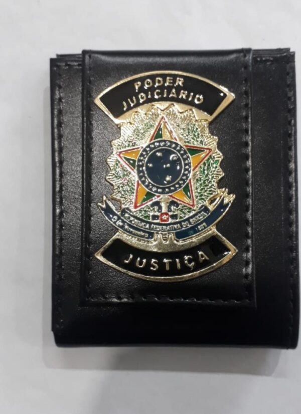 Carteira De Couro - Poder Judiciário Justiça