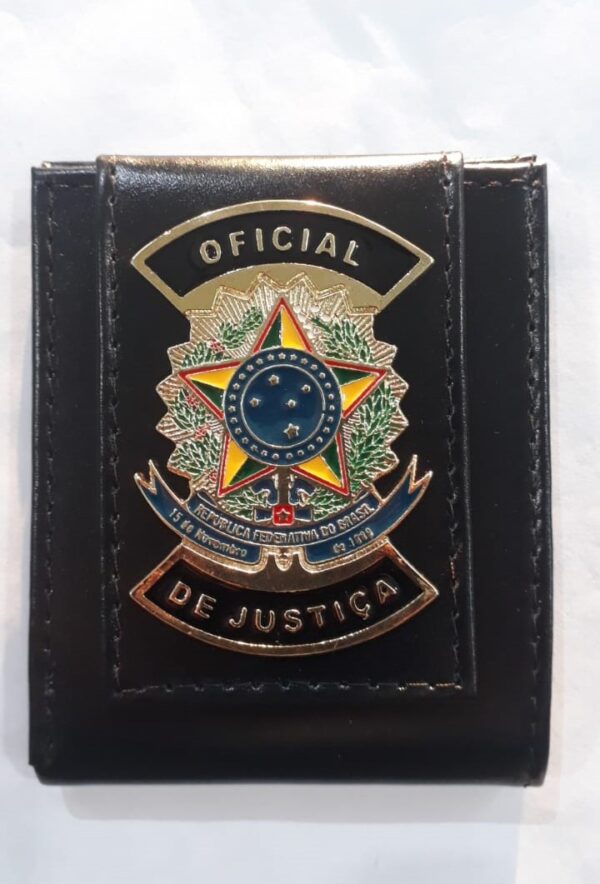 Carteira De Couro - Oficial De Justiça