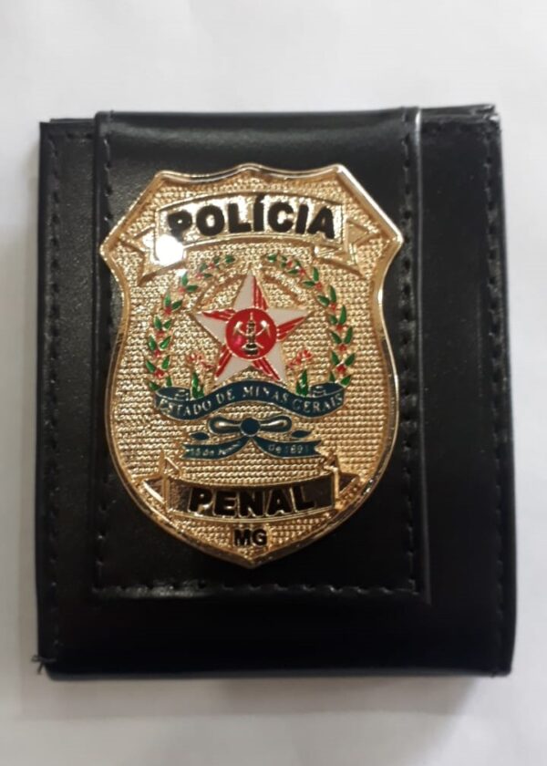 Carteira De Couro - Policia Penal