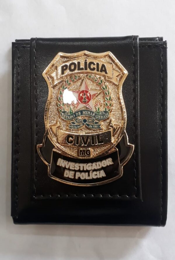 Carteira De Couro - PC Investigador
