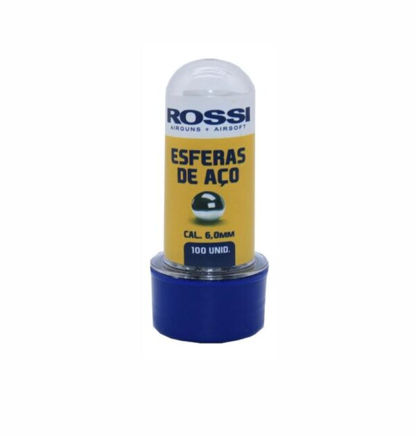 Esfera de Aço Rossi 6,0mm (100 und)Tubete
