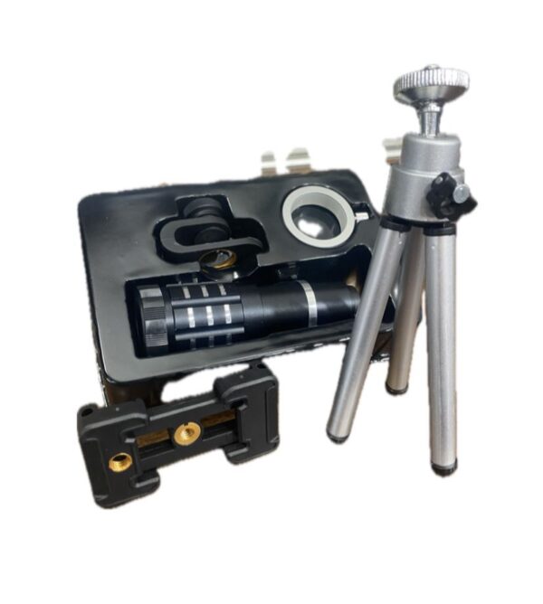 Monóculo Para Celular Zoom 12x com Tripé  XH-1205