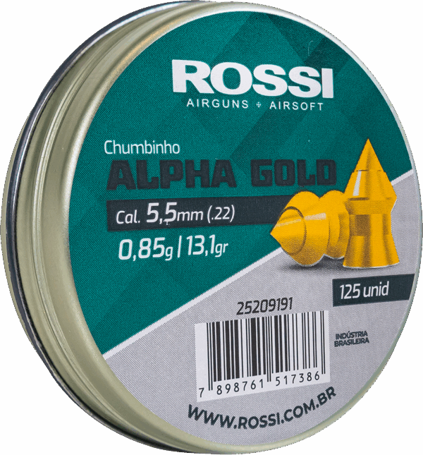 Chumbinho Rossi Alpha Gold 5,5MM (125 UN)